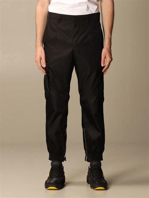 mens prada trousers|prada men's sweatpants.